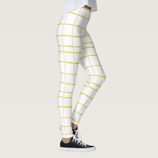 Leggings Design rose/vert (Droite)