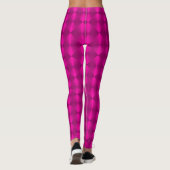 Leggings Design sauvage rose chaud (Dos)