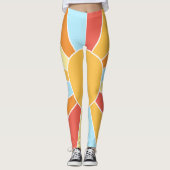 Leggings Design soleil brillant (Devant)