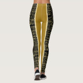 Leggings Design tribal branché (Dos)