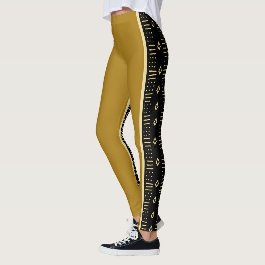 Leggings Design tribal branché (Gauche)
