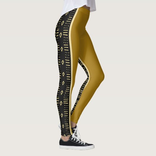Leggings Design tribal branché (Droite)