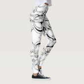 Leggings Design tribal de Black and White Empire (Droite)