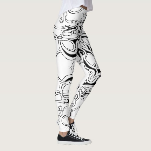 Leggings Design tribal de Black and White Empire (Droite)