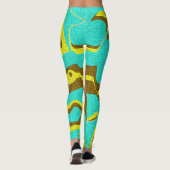 Leggings Design Turquoise (Dos)