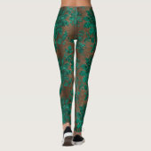 Leggings Design Turquoise Velvet Series 3 (Dos)