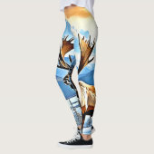 Leggings Design Winter Elk Majesty (Gauche)
