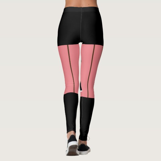Leggings Désignation des empreintes (Peach Black) RFPMDesig (Dos)