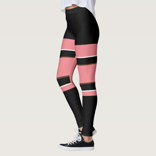 Leggings Désignation des empreintes (Peach Black) RFPMDesig (Gauche)