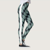 Leggings Dessin abstrait MODERNE - blanc gris clair vert (Droite)