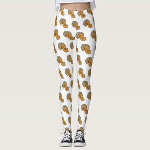 Leggings dessin animé citrouille