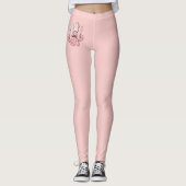 Leggings Dessin animé de chef calamar (Devant)