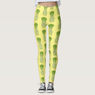 Leggings dessin animé mignon de bok choy