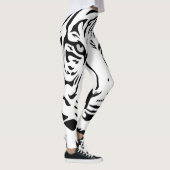 Leggings Dessin blanc sur tigre (Droite)