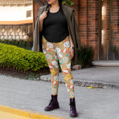 Leggings Dessin coloré Fox