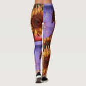 Leggings Dessin d'art de bouledogue et de chien de (Dos)