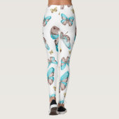 Leggings Dessin d'art papillon (Dos)