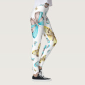 Leggings Dessin d'art papillon (Droite)
