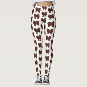 Leggings dessin de Chien Tibétain Mastiff