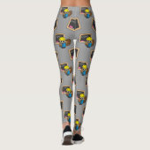 Leggings Dessin de chouette écolière (Dos)