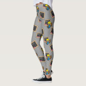 Leggings Dessin de chouette écolière (Gauche)