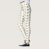 Leggings dessin de laboratoire jaune 2 (Gauche)