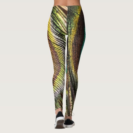 Leggings dessin de paon (Dos)