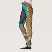 Leggings dessin de paon (Gauche)