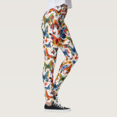 Leggings Dessin de papillon coloré (Droite)