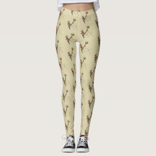 Leggings Dessin d'humour australien kangourou