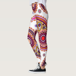 Leggings Dessin élégant de Paisley