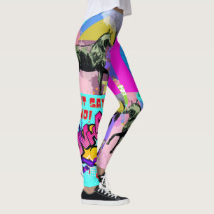 Leggings dessin humoristique