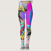 Leggings dessin humoristique (Devant)