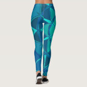 Leggings Dessin Mandala Blue (Dos)