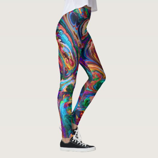 Leggings Dessin moderne de peintures (Droite)