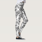 Leggings dessin rose (Droite)
