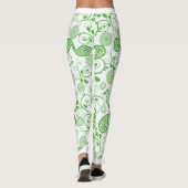 Leggings Dessin Vert (Dos)