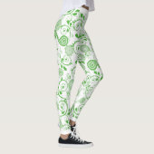 Leggings Dessin Vert (Droite)