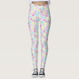 Leggings Dessiner coeur, coeur, amour, Saint Valentin Leggi
