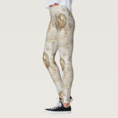 Leggings Dessins de foetus de da Vinci (Gauche)
