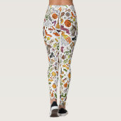 Leggings Dessins d'Halloween lunaires (Dos)