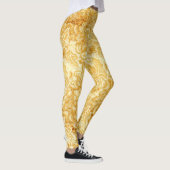 Leggings Détail en dentelle d'or, tissu. (Droite)