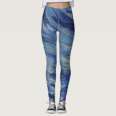 Leggings Détail "Starry Night" fermé par Van Gogh (Devant)