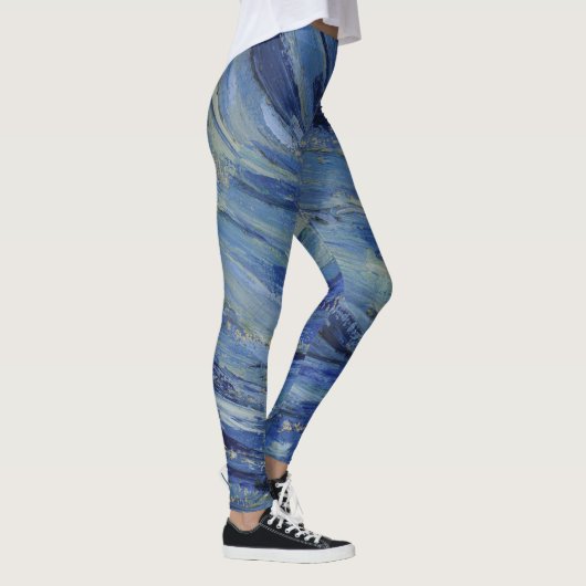 Leggings Détail "Starry Night" fermé par Van Gogh (Droite)