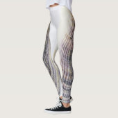 Leggings Détails de la structure de texture Sea Ocean Shell (Gauche)