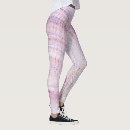 Leggings Détails de la structure de texture Sea Ocean Shell (Droite)