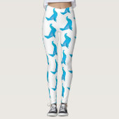 Leggings d'été du phoque Origami (Devant)