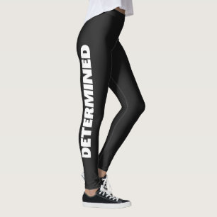 Leggings Déterminés Vêtements de Gym Motivants