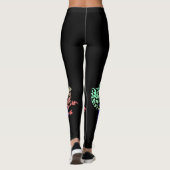 Leggings Deutsche Doggen blumig (Dos)