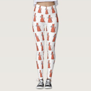 Leggings Deux chats s'unissent en amitié